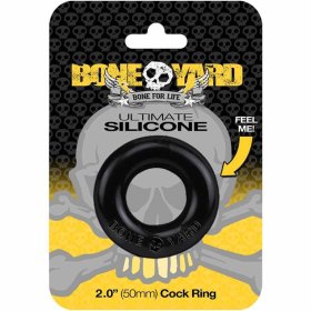 BoneYard Ultimate Silicone CockRing -Blk BoneYard Ultimate Silicone CockRing -Blk