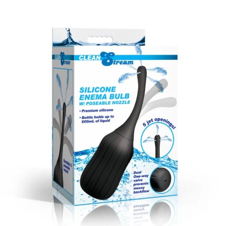 (image for) Silicone Enema Bulb w/ Posable Nozzle