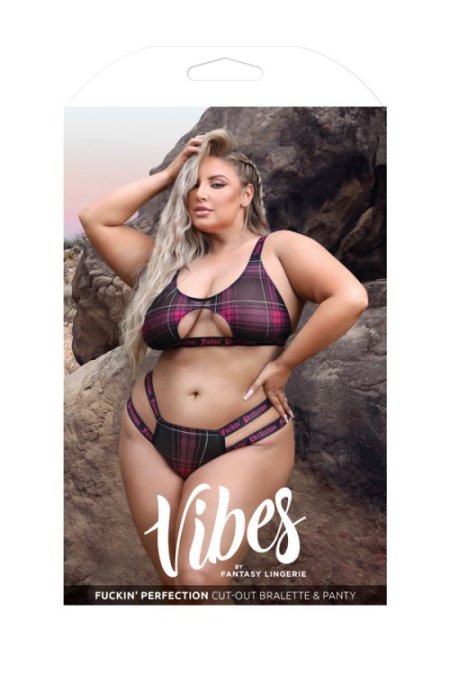 (image for) Fuckin' Perfection Cutout Bralette & Panty