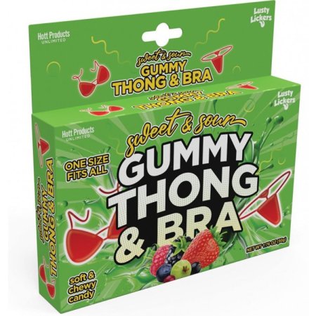 (image for) Sweet & Sour Gummy Thong & Bra