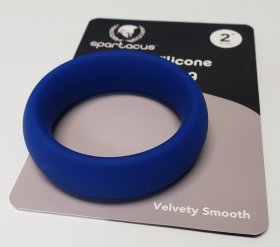 Wide Silicone Donut Ring - Blue 2" Wide Silicone Donut Ring - Blue 2"