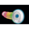 (image for) Lollicock 7" GID Rainbow Silicone Dildo*