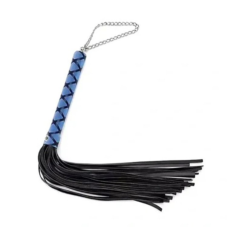 (image for) Blue and Black Flogger 16\"