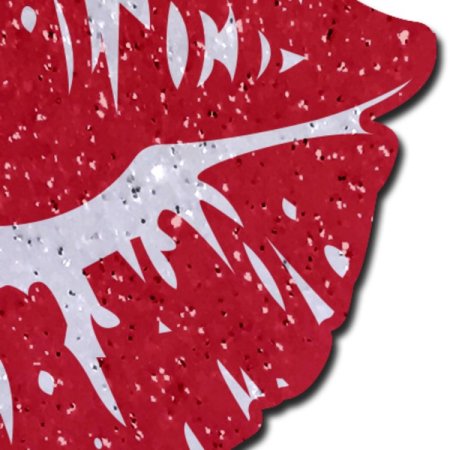 (image for) Kisses Sparkly Red Kissing Puckered Lips