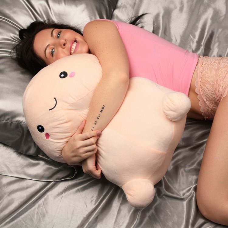 (image for) Chibi Happy Peckers Pillow - Large 17.7\" *