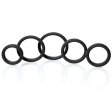 (image for) BoneYard Silicone Ring 5 Pcs Kit - Black