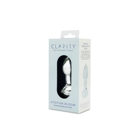 (image for) Clarity - Glass Dildo - Utopian Bloom