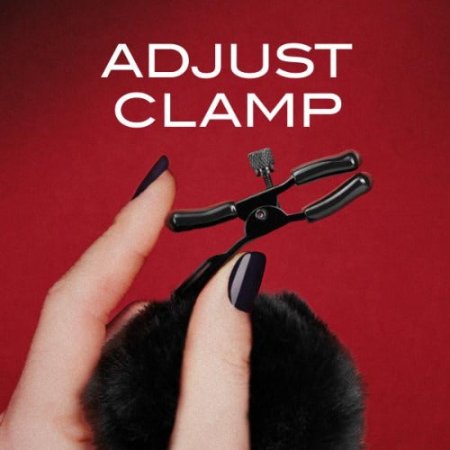 (image for) Noir Pom Adjustable Nipple Clamps-Black*