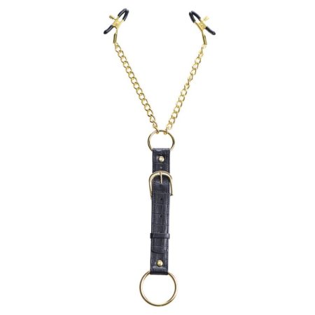 (image for) Penitentiary Nipple Clamps And Cock Ring Set
