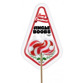 HORNY CHRISTMAS - JINGLE BOOBS - BOOBIE SHAPED LOLLIPOP HORNY CHRISTMAS - JINGLE BOOBS - BOOBIE SHAPED LOLLIPOP
