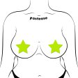 (image for) Star Pasties Glow in the Dark Star - Yellow