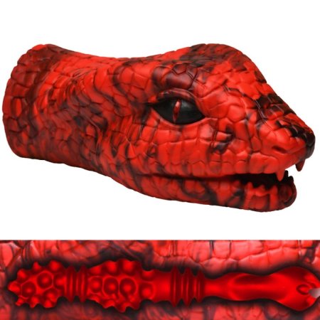 (image for) Serpentine Stroker Silicone - Red