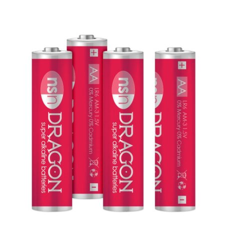 (image for) Dragon 4 pk Alkaline AA