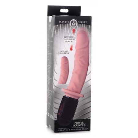 (image for) Power Pounder Vibrating&Thrusting Dildo*