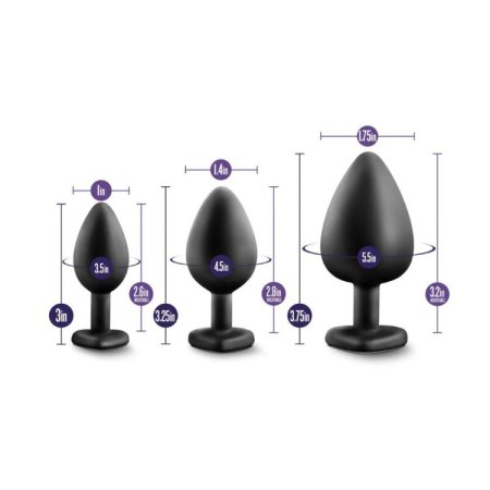 (image for) Luxe Bling Plugs Training Kit - White Gems 3pc