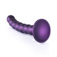 (image for) Ouch! Beaded G-Spot Dildo 6.5'' - Purple
