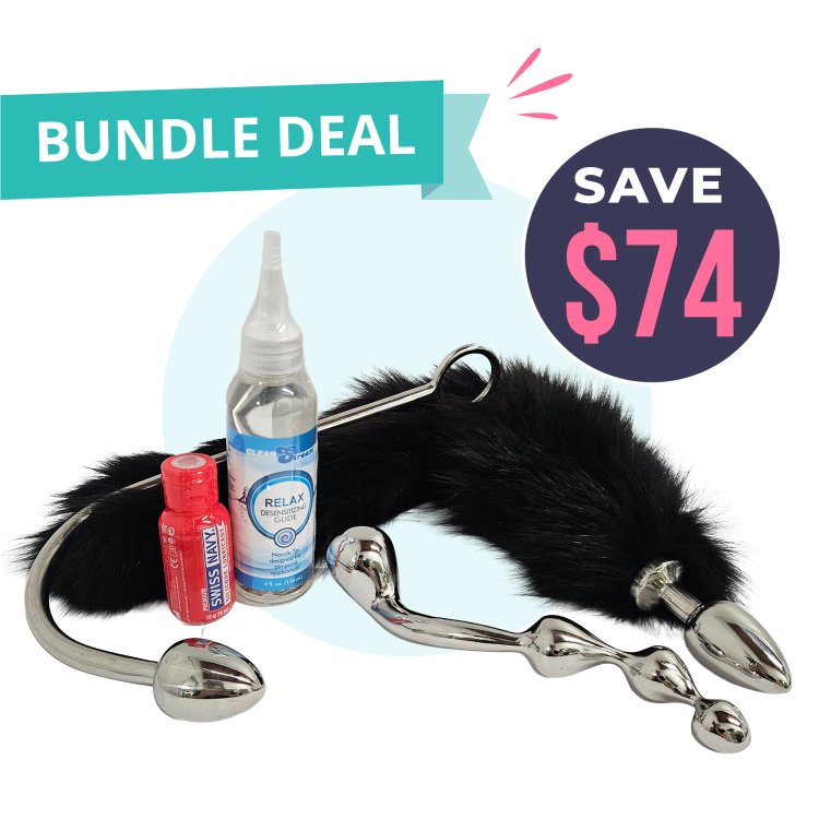 (image for) Stainless Steel Anal Play + Tail Value Bundle