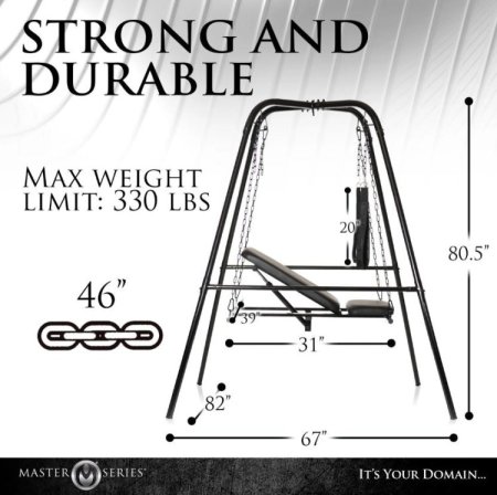 (image for) Throne Adjustable Sex Sling With Stand