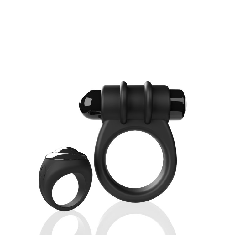 (image for) Screaming O Remote Controlled Switch Vibrating Ring - Black