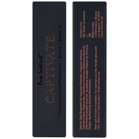(image for) Captivate -10.2ml Pure Instinct Men's Collection Pheromone Perfume Oil