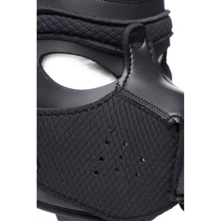 (image for) Spike Neoprene Puppy Hood - Black