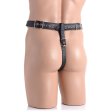 (image for) Male Chastity Harness Silicone Anal Plug
