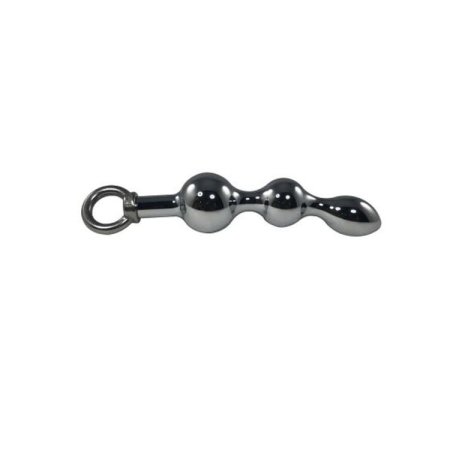 (image for) Stainless Prostate Plug Bead w/ Ring
