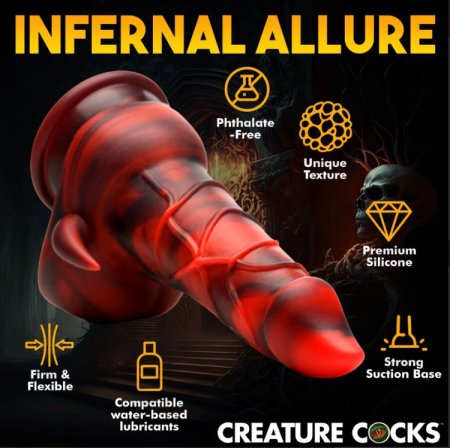 (image for) Horny Devil Demon Silicone Dildo