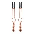 (image for) SELOPA - Beaded Nipple Clamps -Rose Gold