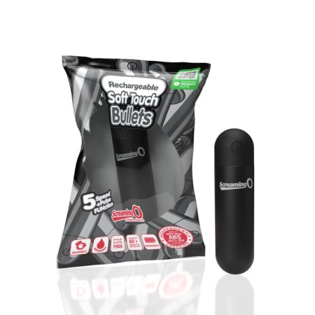 (image for) Screaming O Soft Touch Rechargeable Bullets - Black