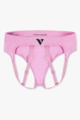(image for) Womens Small - JockVStrap Sheer Briefs - Taffy
