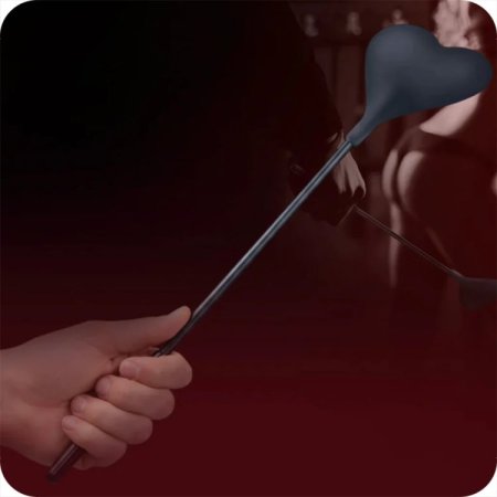 (image for) Temptasia Ardor - Silicone Heart Crop - Black