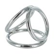 (image for) MS Triad Triple Cock Ring Lg 2"