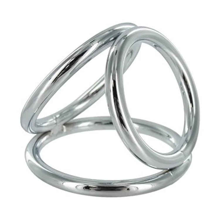 (image for) MS Triad Triple Cock Ring Lg 2\"