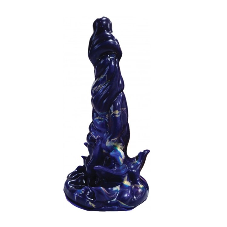 (image for) MONSTER ROMANCE- DEMON THRASHER DILDO W BULLET 6.5\"