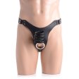 (image for) Male Chastity Harness Silicone Anal Plug
