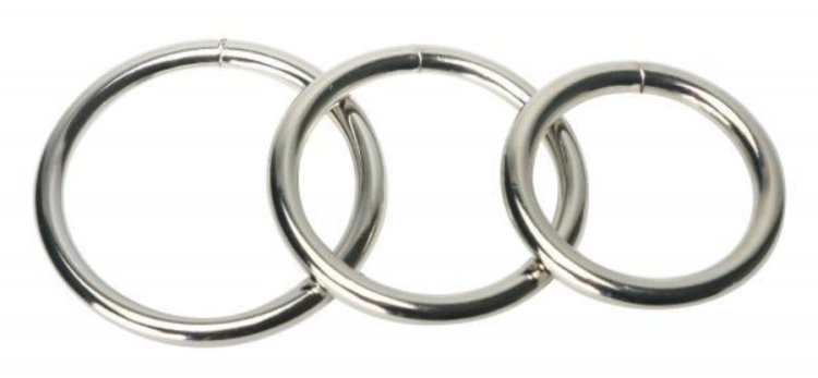 (image for) MS Trine Steel Ring Set
