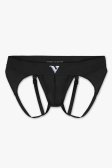 (image for) Mens Large - JockVStrap Sheer Briefs - Black