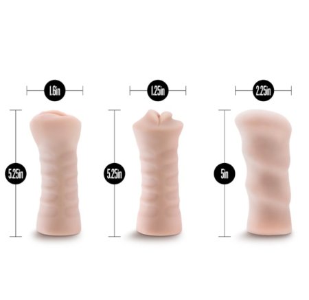 (image for) 3pk Self Lubricating Vibrating Strokers