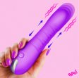 (image for) Thrusting Silicone Dildo - Purple