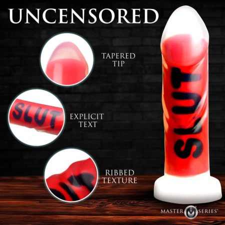 (image for) SLUT Silicone Dildo