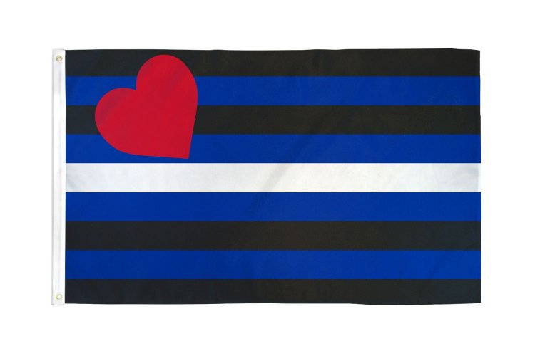 (image for) Leather Flag 3\' X 5\' Polyester