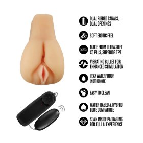 Enlust Jordyn - Vibrating Stroker - Beige Enlust Jordyn - Vibrating Stroker - Beige