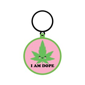 I Am Dope Keychain *