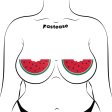 (image for) Watermelon Slice with a Bite Breast Pasties