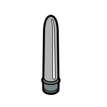 (image for) Enamel Pin: Vibrator - Grey
