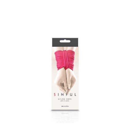 (image for) Sinful Nylon Rope 25' - Pink *