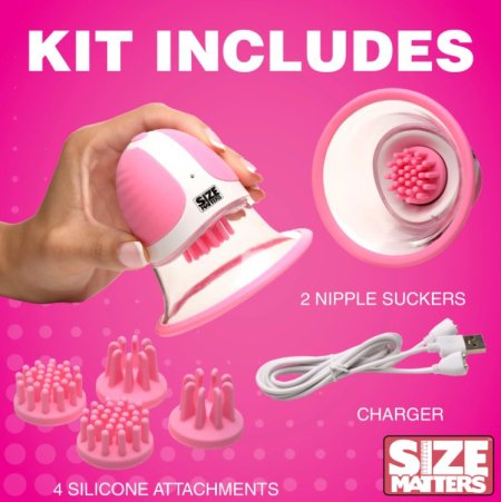 (image for) Rotating Silicone Nipple Suckers plus