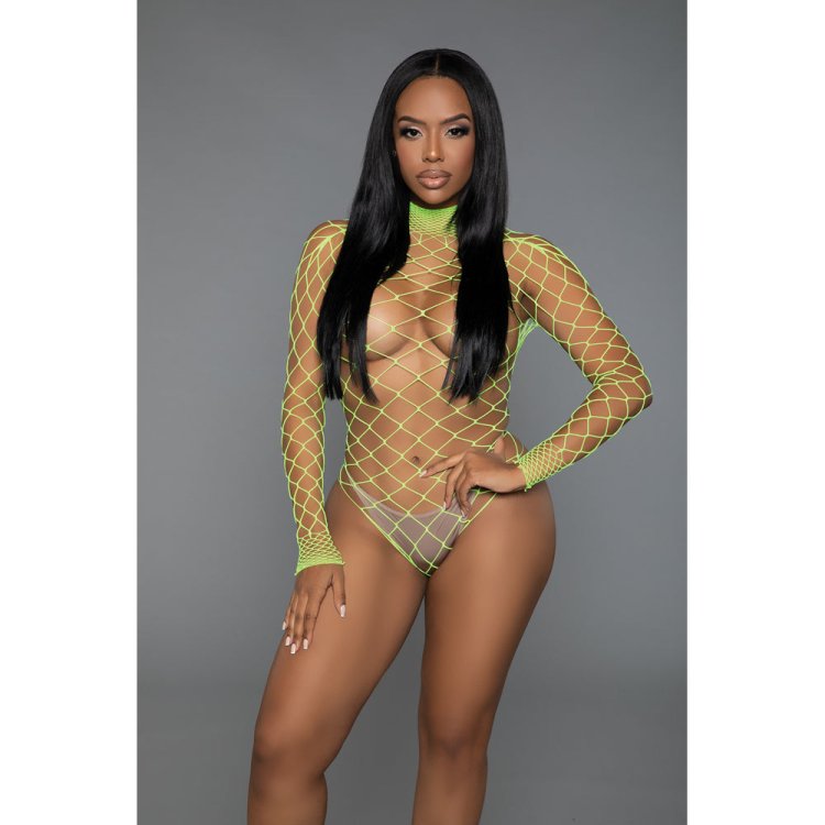 (image for) Dancing All Night Bodystocking NeonGreen