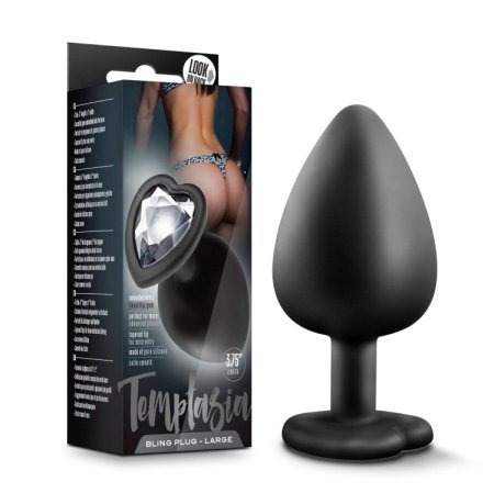 (image for) Temptasia Bling Plug Large - Black